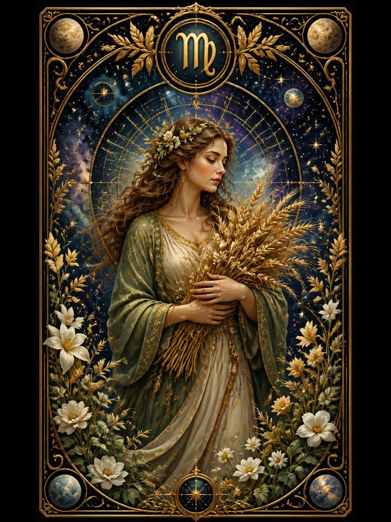 Virgo sample aura card