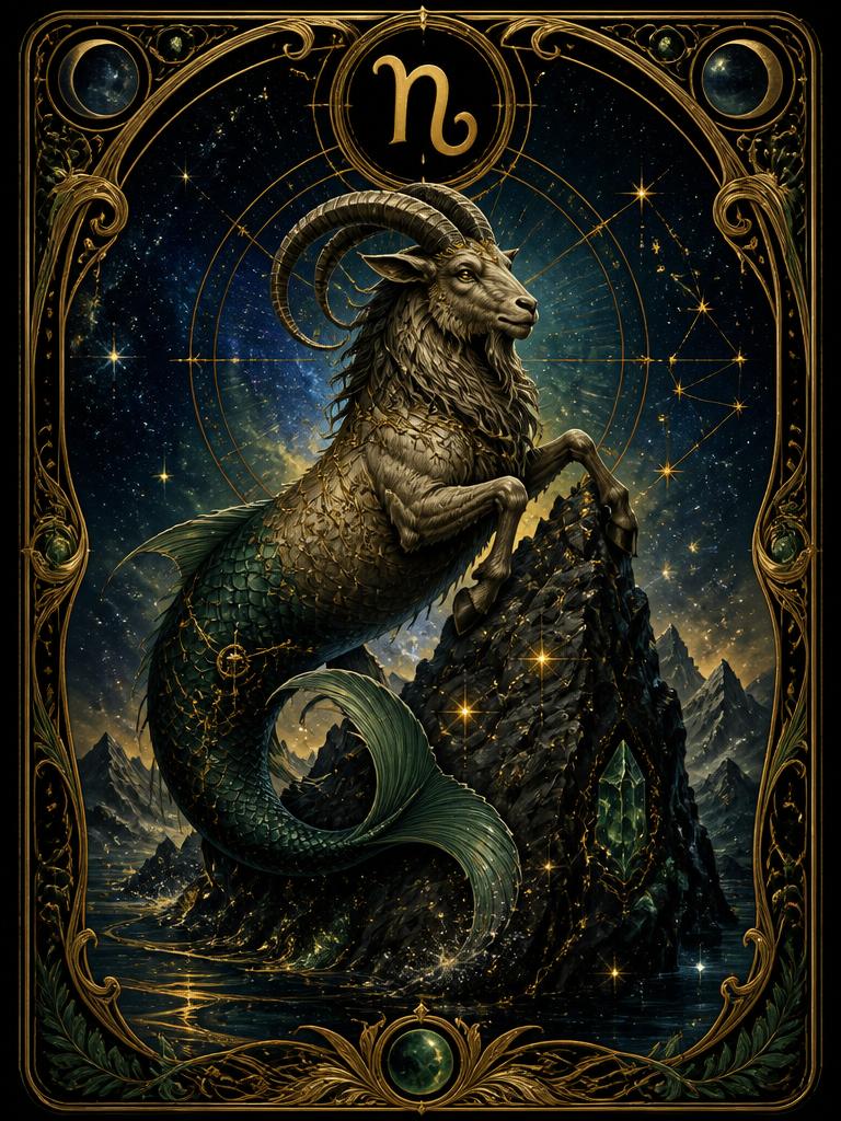Capricorn sample aura card
