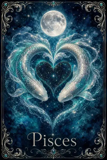 Pisces sample aura card